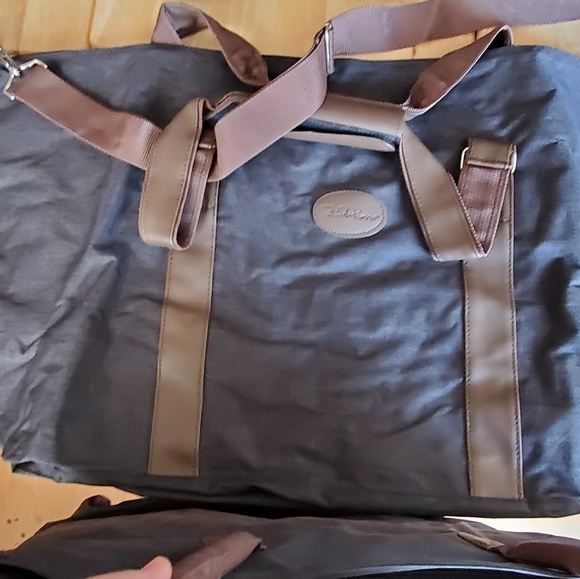 ‼️SOLD‼️ NEW Bella Russo Canvas Oxford Luugage 5 Piece Set - Picture 14 of 16